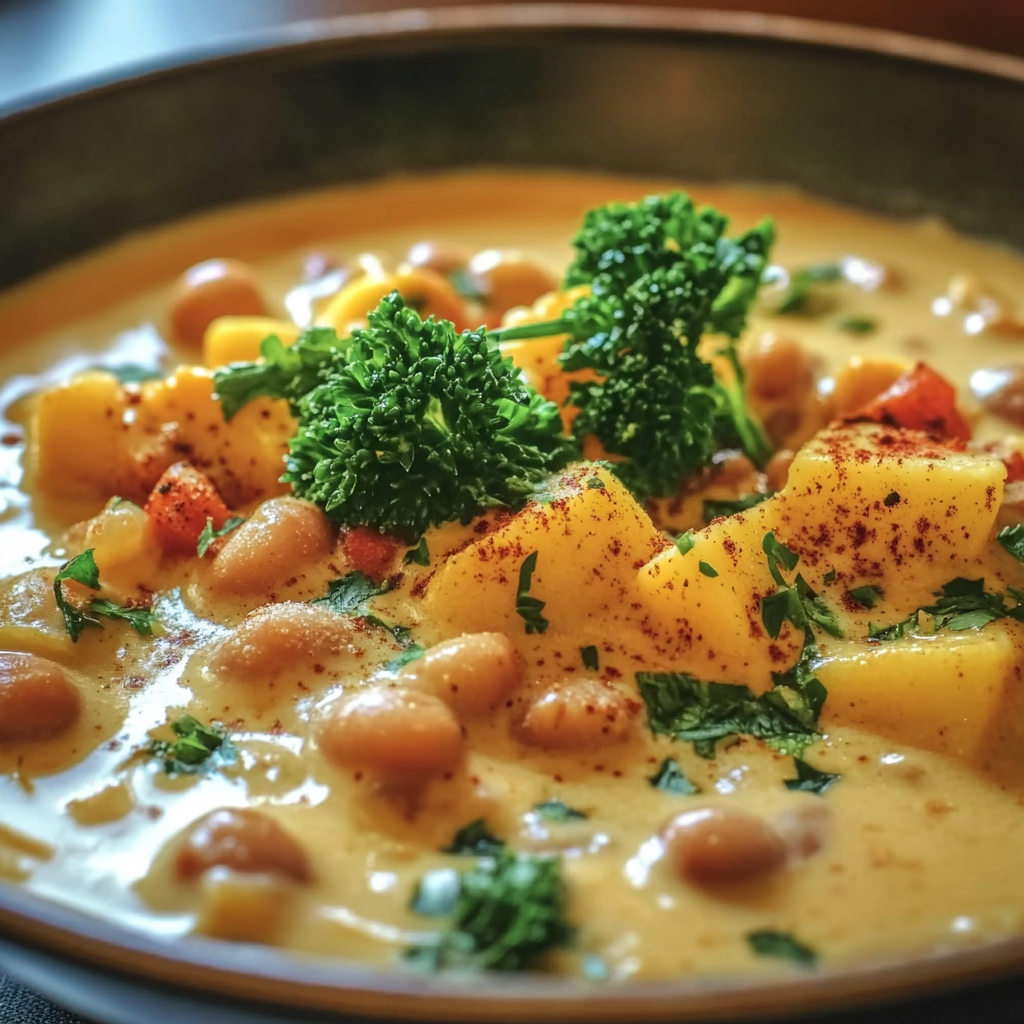 Curry De L gumes Cr meux Au Lait De Coco Recettes En Famille