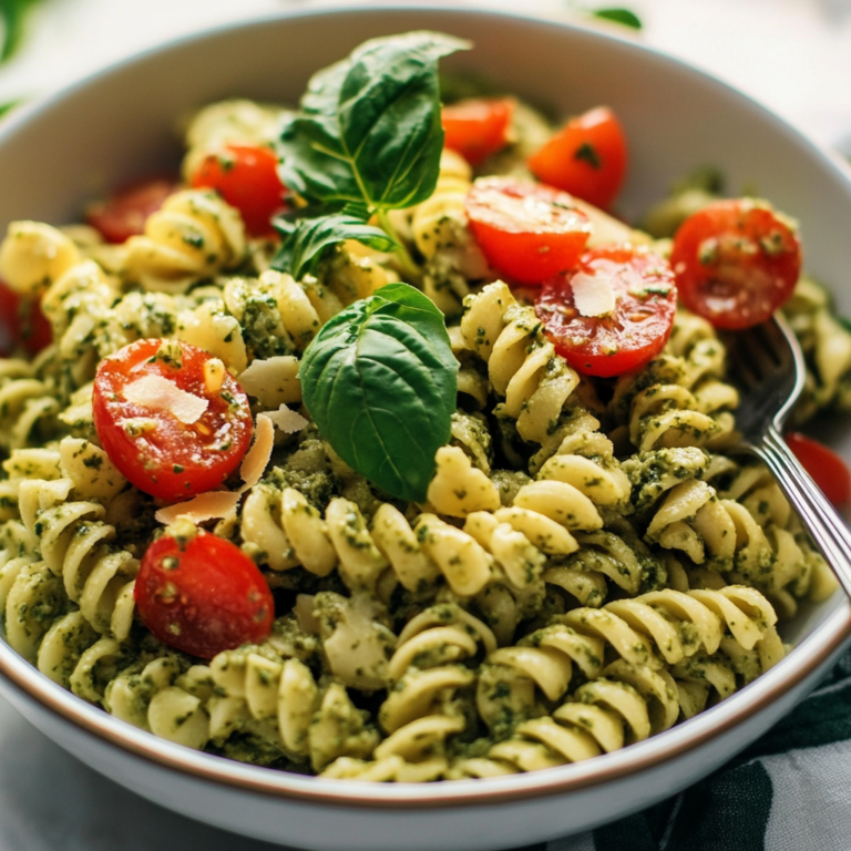 Salade De Pates Au Pesto Recette